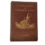 A.S. MEEK, AN EARLY 20TH CENTURY FIRST EDITION HARDBACK BOOK Titled 'A Naturalist In Cannibal Land,’