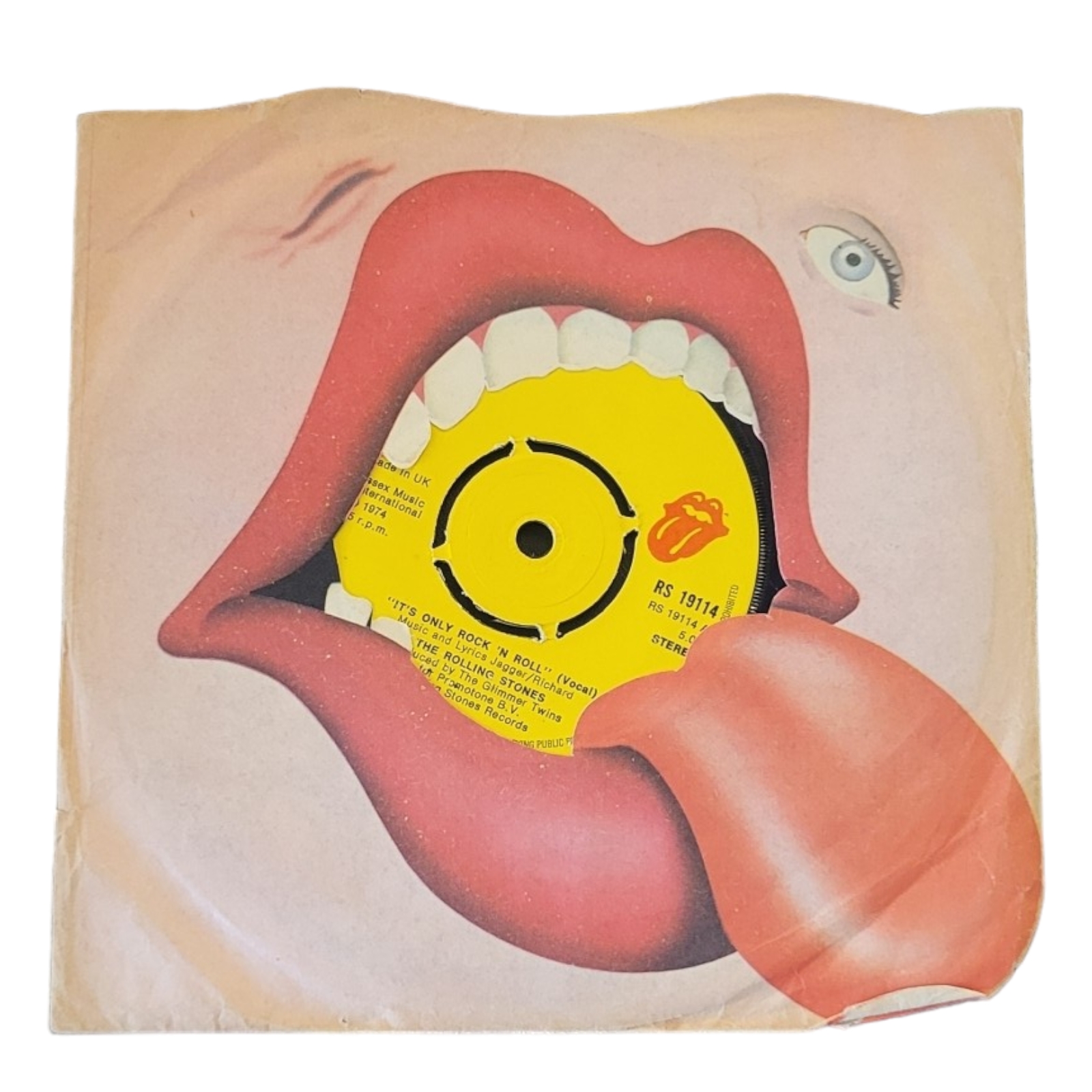 THE ROLLING STONES, A FOLDER OF SIXTEEN 7” VINYL SINGLES Including Honky Tonk Women, Undercover of - Image 3 of 4