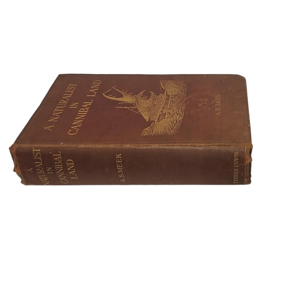 A.S. MEEK, AN EARLY 20TH CENTURY FIRST EDITION HARDBACK BOOK Titled 'A Naturalist In Cannibal Land,’ - Image 2 of 5