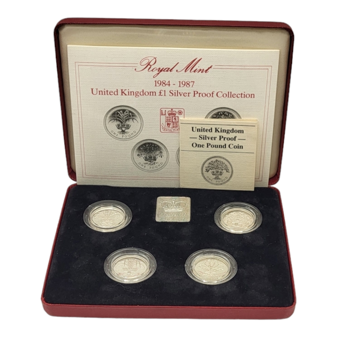 A COLLECTION OF NINETEEN ROYAL MINT SILVER PROOF COINS, MAJORITY BEING CASED Comprising Royal Mint - Image 13 of 13
