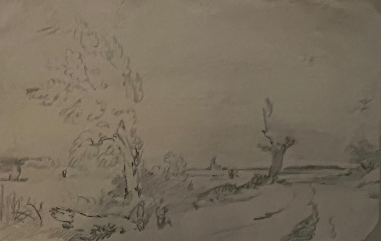 A COLLECTION OF FOUR 19TH CENTURY BRITISH DRAWINGS To include manner of John Constable, pencil - Image 3 of 6