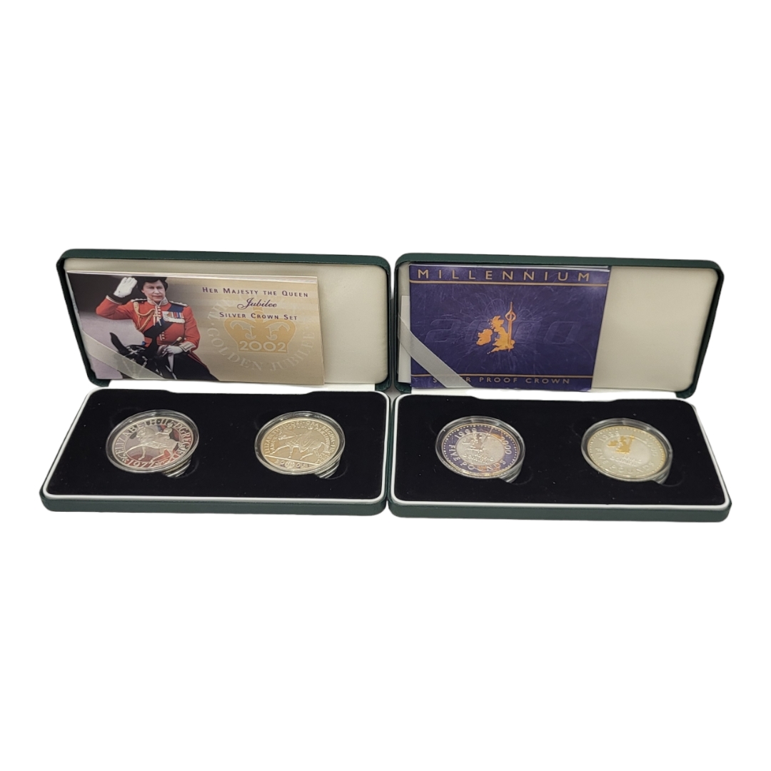 A COLLECTION OF NINETEEN ROYAL MINT SILVER PROOF COINS, MAJORITY BEING CASED Comprising Royal Mint - Image 9 of 13