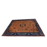 WITHDRAWN UNTIL THE 28TH OF MAY CHINESE CIRCA 1920, WOOL PILE, COTTON FOUNDATION CARPET/RUG. (300