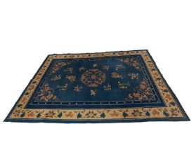 WITHDRAWN UNTIL THE 28TH OF MAY CHINESE CIRCA 1920, WOOL PILE, COTTON FOUNDATION CARPET/RUG (300 x