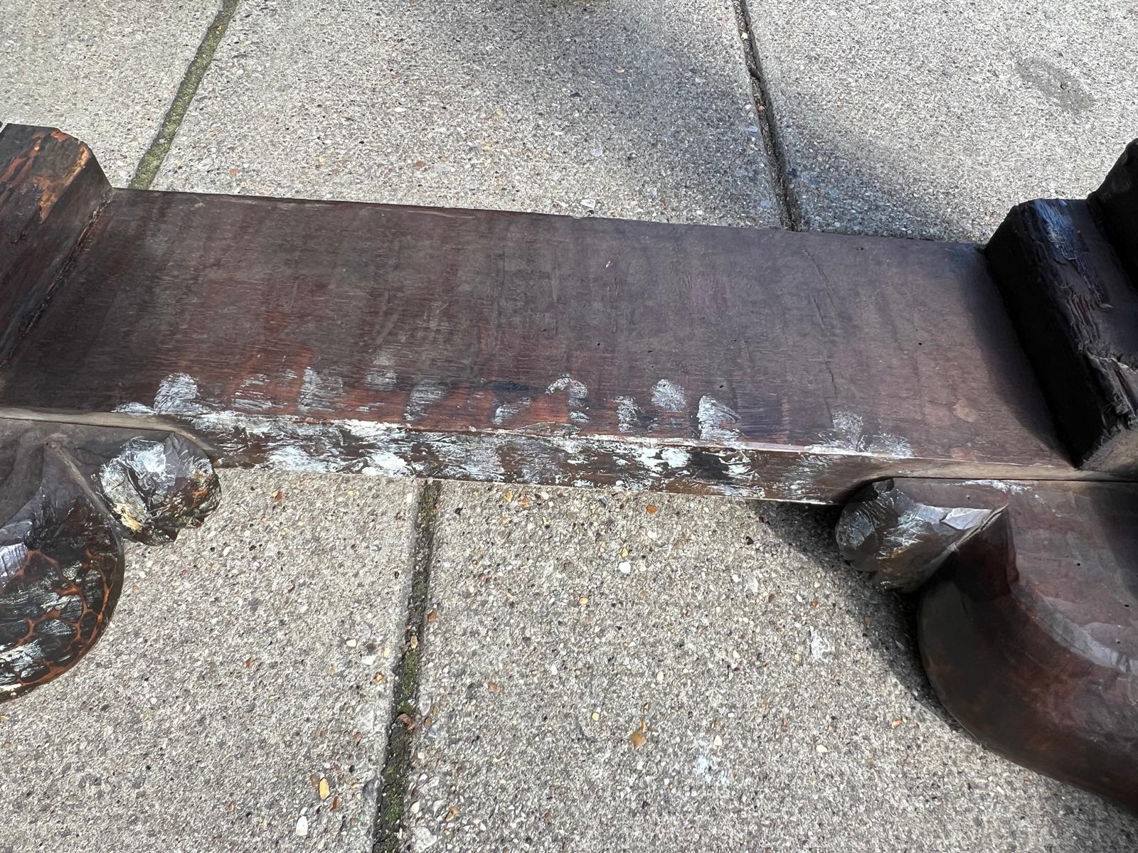 MANNER OF WILLIAM KENT, AN 18TH CENTURY CARVED WALNUT AND PARCEL GILT CENTRE TABLE The coloured - Image 23 of 39