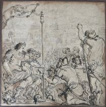 CIRCLE OF GIORGIO VASARI (AREZZO 1511-1574 FLORENCE) AND JAN VAN DER STRAET, CALLED GIOVANNI