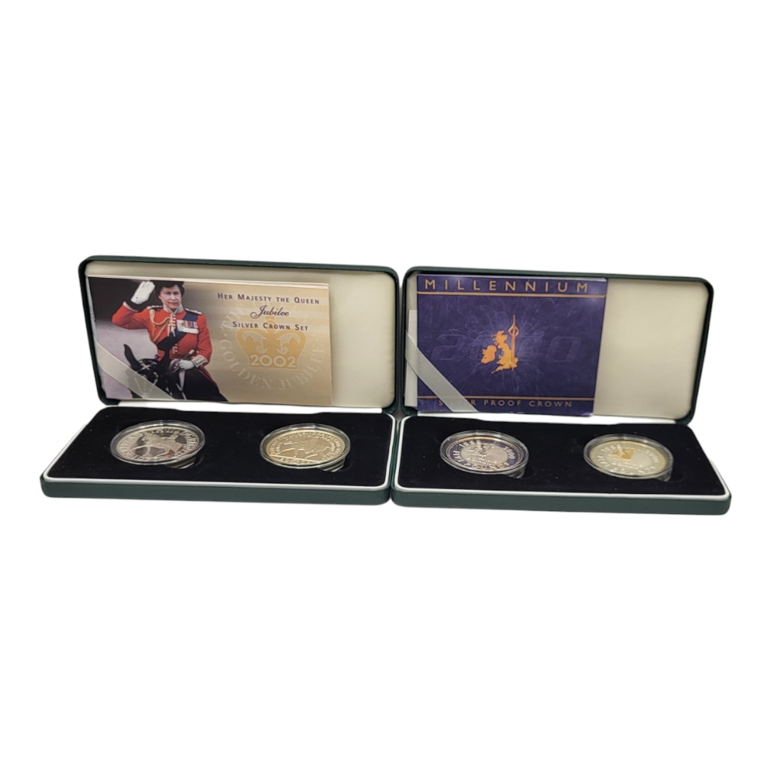 A COLLECTION OF NINETEEN ROYAL MINT SILVER PROOF COINS, MAJORITY BEING CASED Comprising Royal Mint - Image 8 of 13