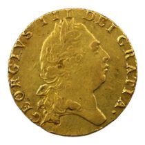 A GEORGE III 1798 ‘SPADE’ GUINEA GOLD COIN 5th portrait facing right.