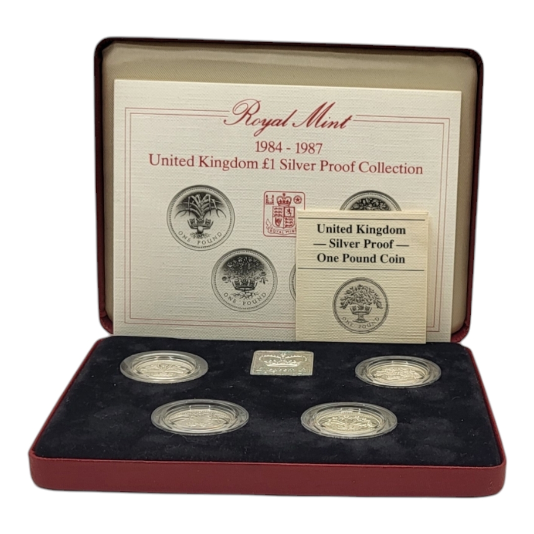 A COLLECTION OF NINETEEN ROYAL MINT SILVER PROOF COINS, MAJORITY BEING CASED Comprising Royal Mint - Image 12 of 13
