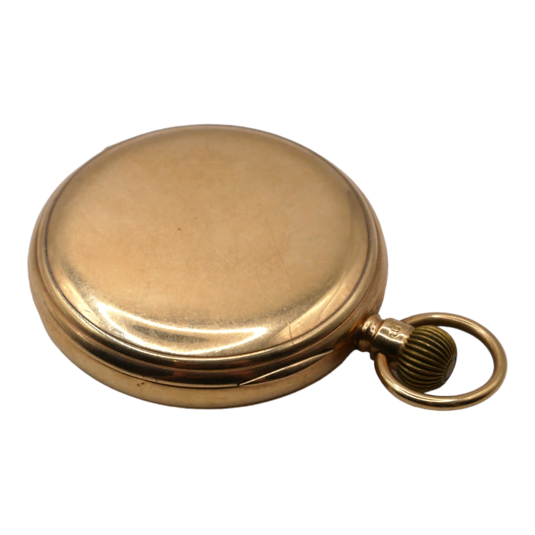 ELGIN NATIONAL WATCH CO., USA, AN EARLY 20TH CENTURY 9CT GOLD ELGIN DOUBLE HUNTER POCKET WATCH, - Image 2 of 4