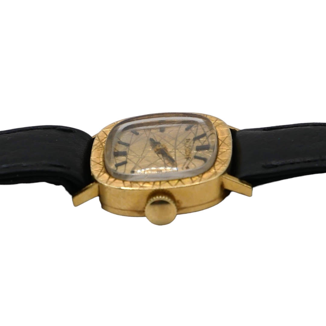 LONGINES, A VINTAGE 1967 14CT GOLD CASED WRISTWATCH Having 17 jewel unadjusted manual movement, - Image 3 of 5