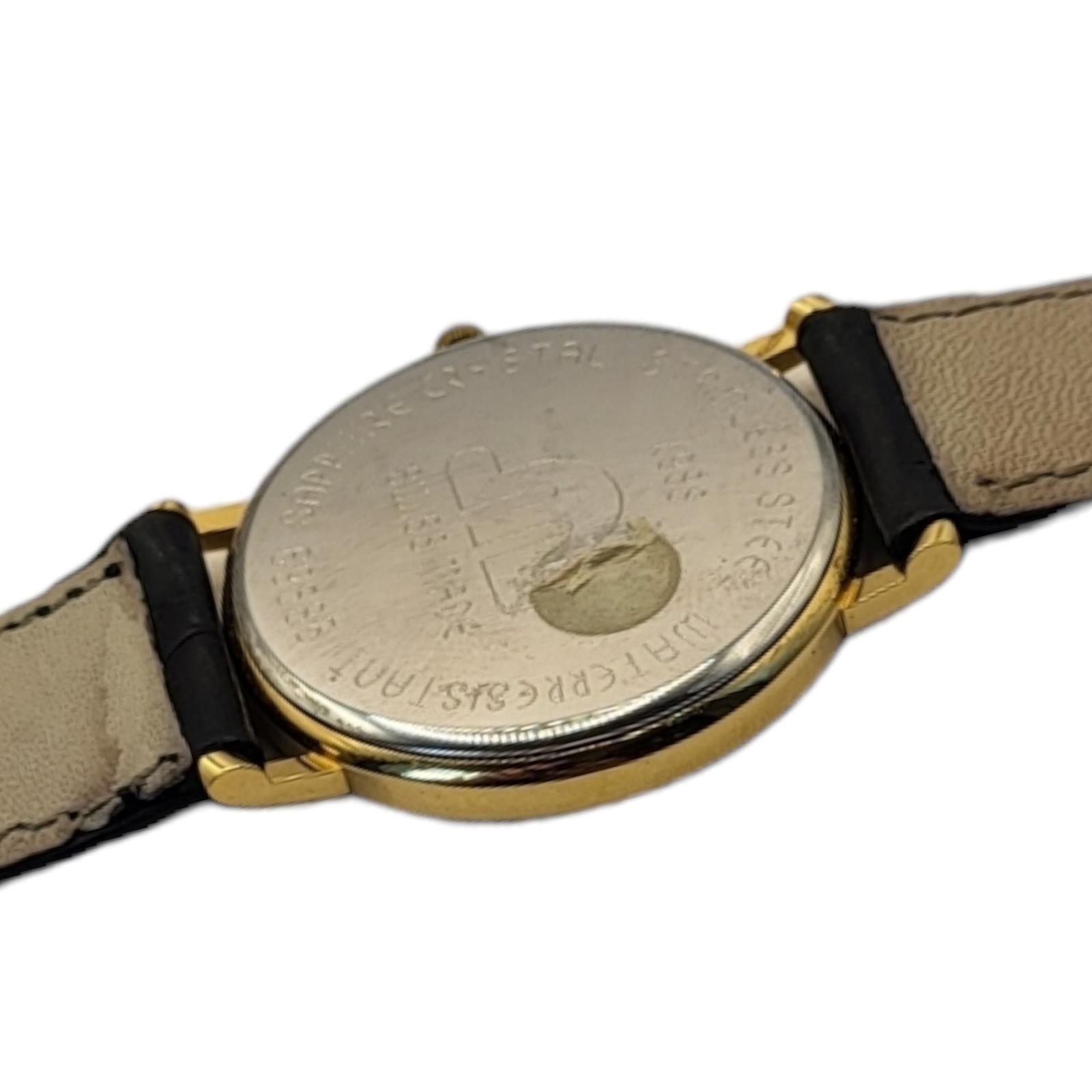 MAURICE LACROIX, SWITZERLAND, A GOLD PLATED AND STAINLESS STEEL GENT’S WRISTWATCH Silvered brush - Image 7 of 9