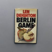 JOHN LE CARRÉ, BERLIN GAME, WITH SIGNED PHOTOGRAPH.