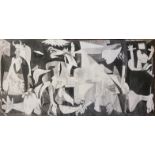 AFTER PICASSO, 1881 - 1973,A LARGE GUERNICA CANVAS PRINT