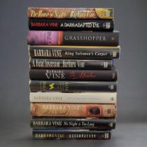 BARBARA VINE NOVELS, PSEUDONYM OF RUTH RENDELL, ALL SIGNED FIRST EDITIONS Including ‘The House of