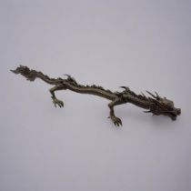 A JAPANESE STYLE BRONZE DRAGON (15.5cm) Condition: good overall