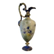 ROBERTS FOR ROYAL WORCESTER, CELLINI PATTERN STYLE, RENAISSANCE SHAPED PORCELAIN EWER, CIRCA 1901 An