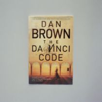 DAN BROWN, THE DA VINCI CODE, PASTED IN SIGNATURE ON PUBLISHER’S BOOKPLATE, 2003, BANTAM Dust jacket