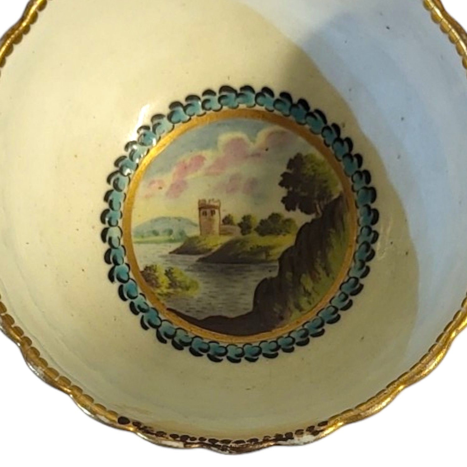 AN 18TH CENTURY WORCESTER PORCELAIN FLUTED TEA BOWL In Dalhouse pattern, an 18th Century Worcester - Image 3 of 9