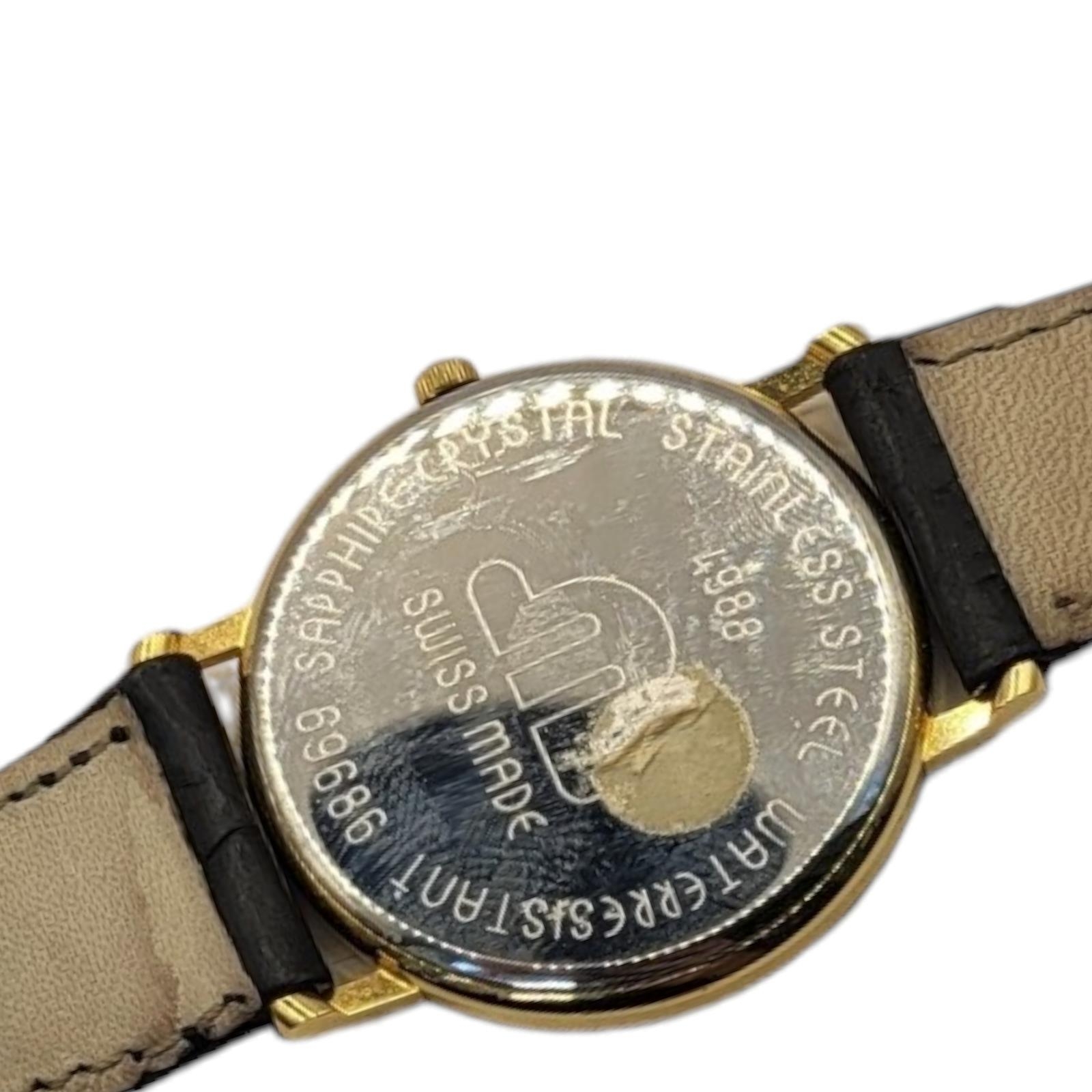 MAURICE LACROIX, SWITZERLAND, A GOLD PLATED AND STAINLESS STEEL GENT’S WRISTWATCH Silvered brush - Image 9 of 9