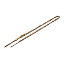 A VINTAGE 22CT GOLD NECKLACE Fine pierced links. (approx 66cm) Condition: AF