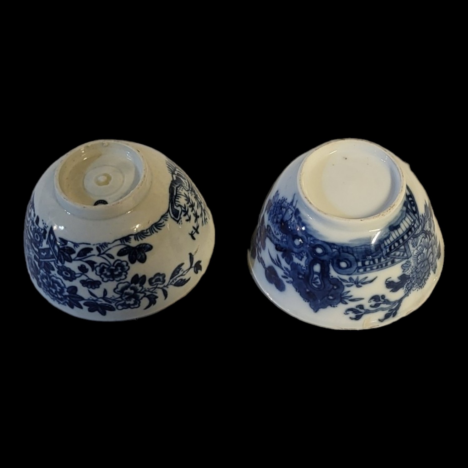 AN 18TH CENTURY WORCESTER PORCELAIN FLUTED TEA BOWL In Dalhouse pattern, an 18th Century Worcester - Image 7 of 9