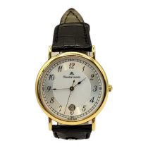 MAURICE LACROIX, SWITZERLAND, A GOLD PLATED AND STAINLESS STEEL GENT’S WRISTWATCH Silvered brush