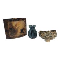 A COLLECTION OF CONTEMPORARY STUDIO ART POTTERY To include a vase by Bill Glover titled Moonlight