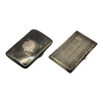 AN ART DECO STERLING SILVER .925 LADIES’ CARD CASE With imported assay mark, retalied by TK & Co.,