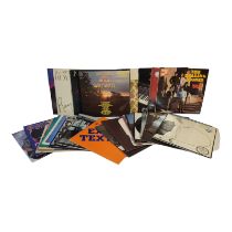 A COLLECTION OF FORTY-SEVEN ROCK AND POP MEMORABILIA VINYL RECORDS, PREDOMINANTLY 1980’S Including a