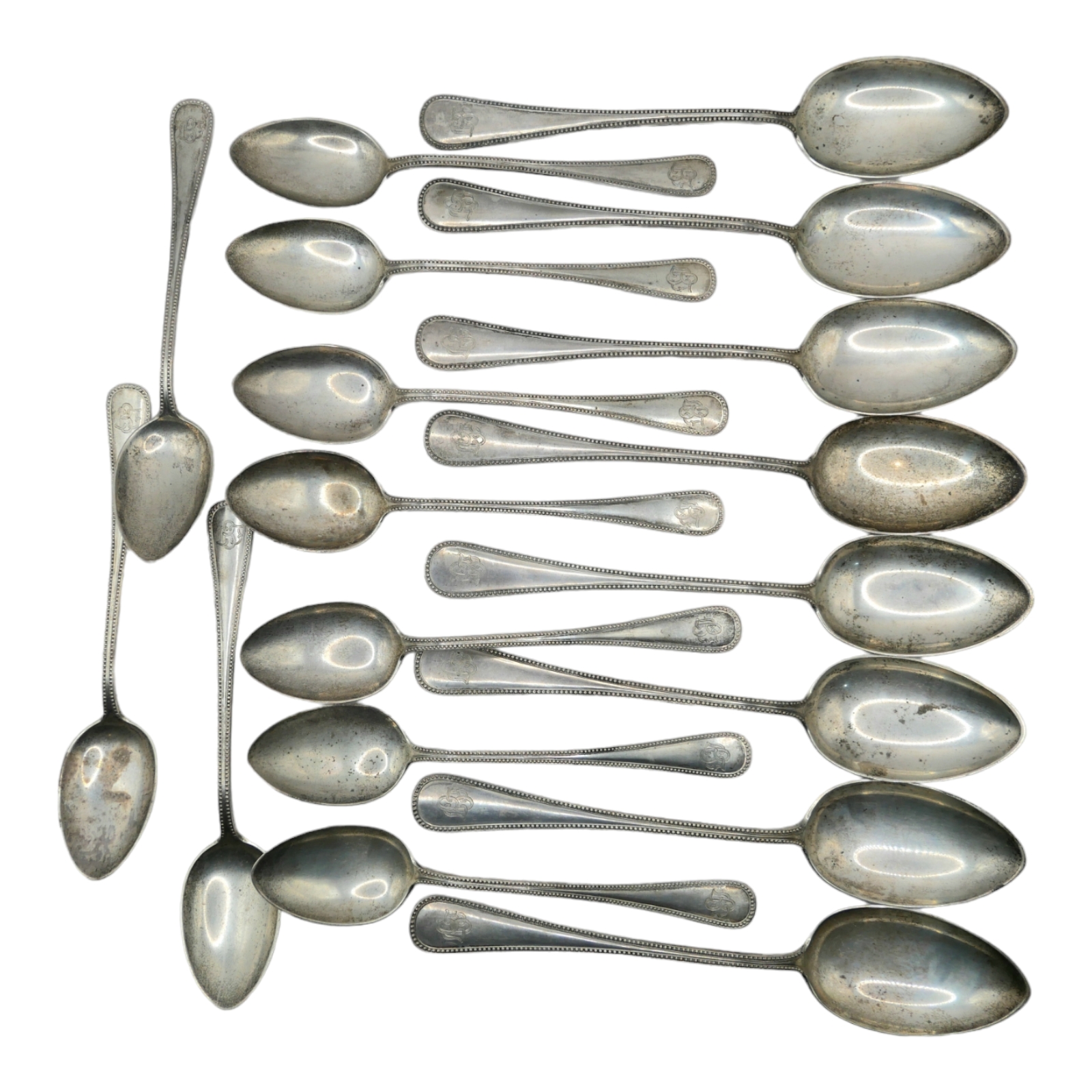 J. TOSTRIP, OSLO, EARLY 20TH CENTURY DANISH SILVER FLATWARE, CIRCA 1918 J. Tostrup, Oslo. Early 20th - Image 7 of 7