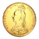A 22CT GOLD VICTORIAN FULL SOVEREIGN, DATED 1889 Old Victoria bust facing left. (diameter 22mm, 8g)