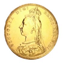A 22CT GOLD VICTORIAN FULL SOVEREIGN, DATED 1889 Old Victoria bust facing left. (diameter 22mm, 8g)