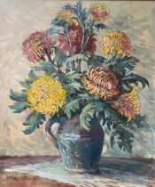 MANNER OF VINCENT VAN GOGH, A 20TH CENTURY IMPRESSIONIST OIL ON BOARD Still life, flowers and