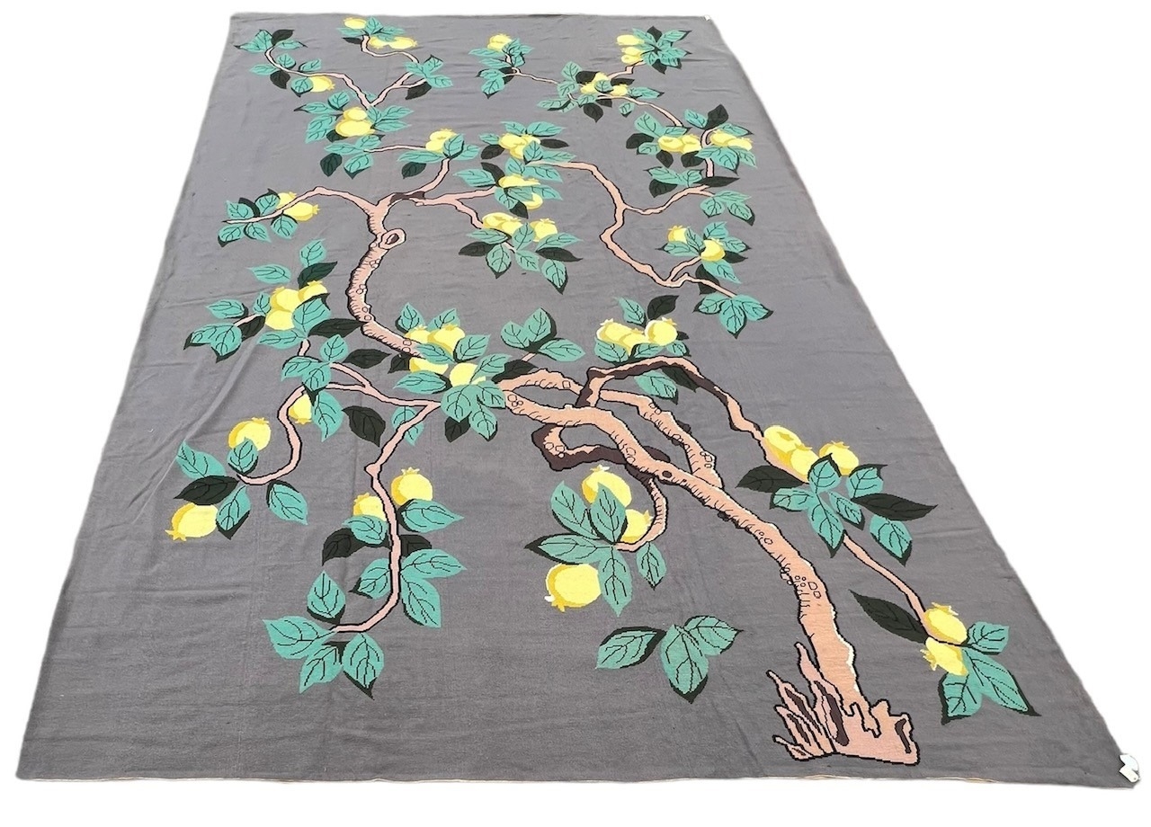 A MASSIVE NEEDLEWORK LEMON TREE (1950-60) ALL WOOL CANVAS CARPET/RUG. (790 x 470cm) Along with - Image 7 of 23
