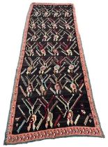 BESSARABIAN CIRCA 1880, ALL WOOL CARPET/RUNNER. (325 x 132cm)