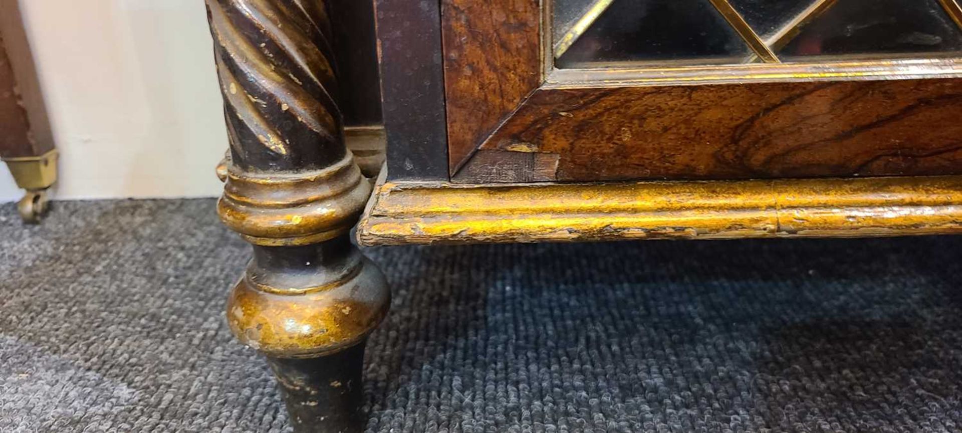 A Regency rosewood, painted and parcel-gilt pier cabinet, - Image 31 of 40