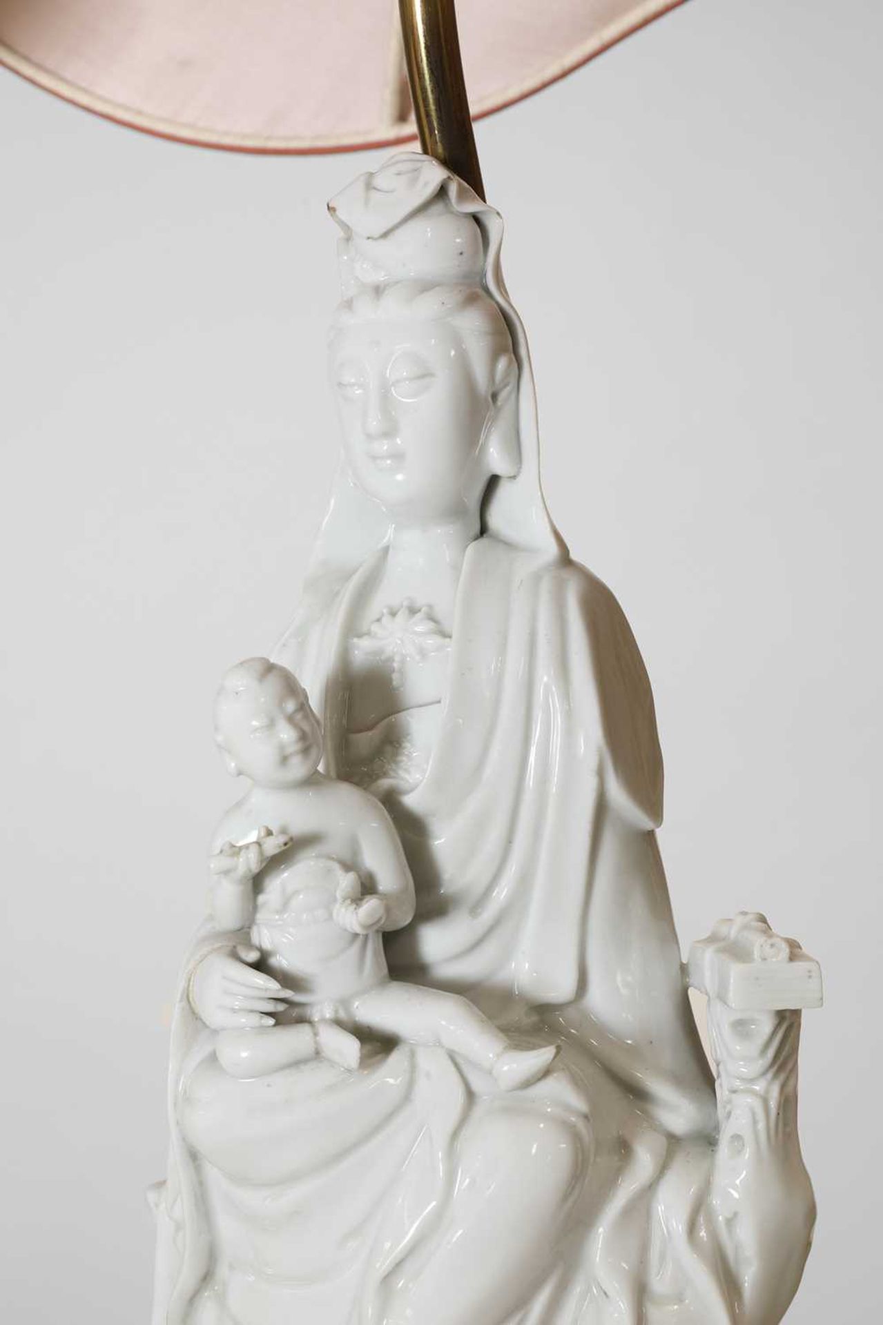 A Chinese blanc de Chine figure, - Image 3 of 7