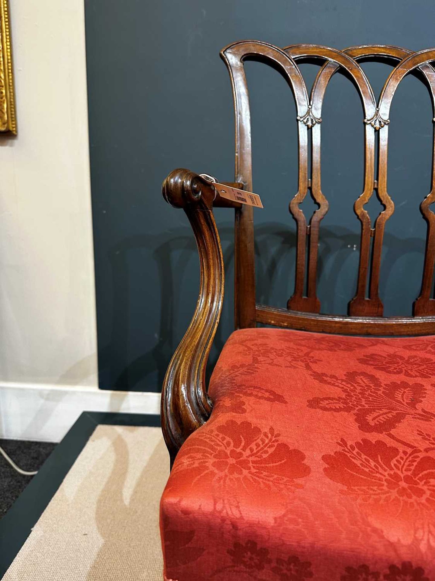 A George III mahogany armchair, - Image 26 of 41