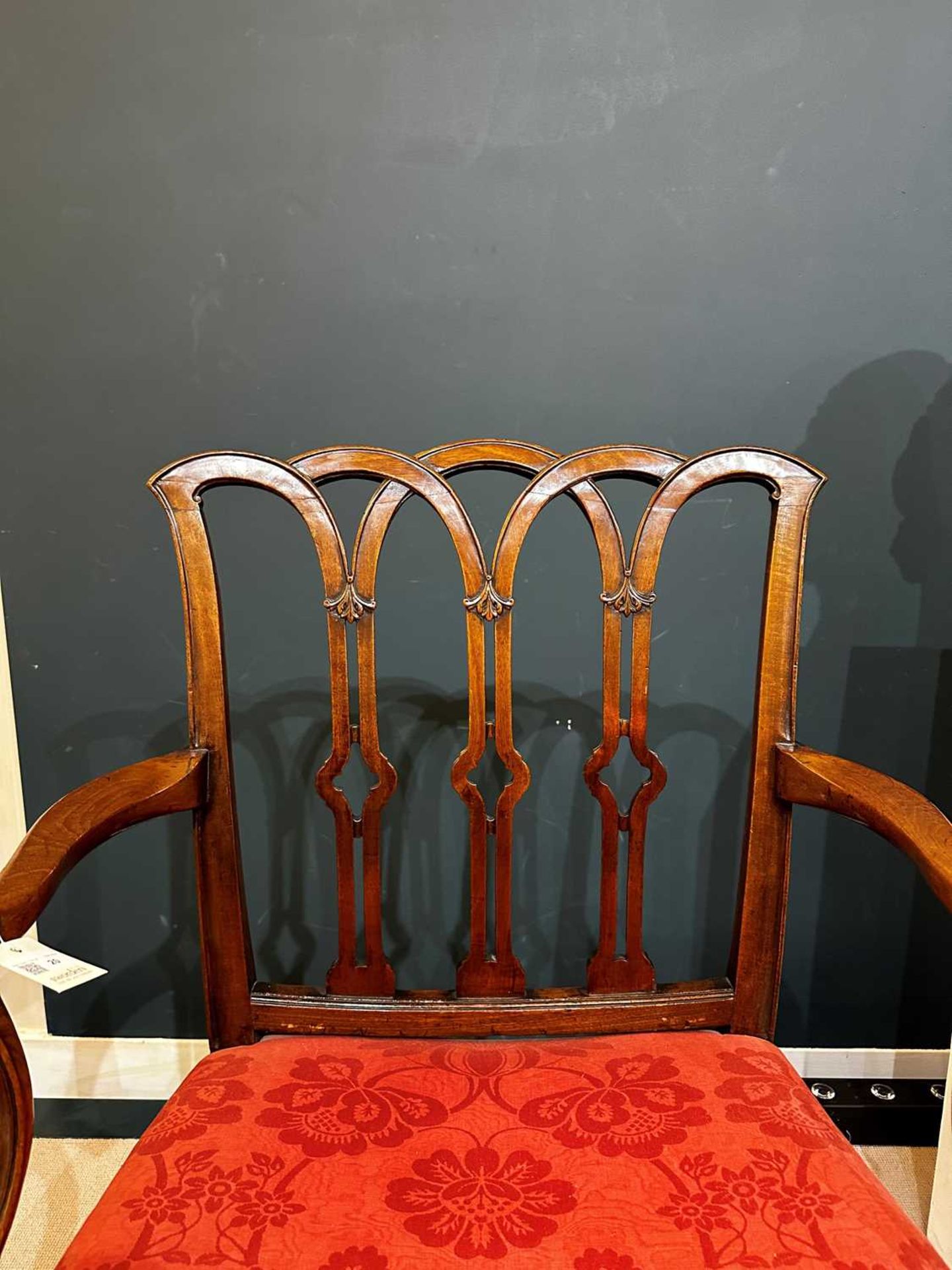 A George III mahogany armchair, - Image 22 of 41