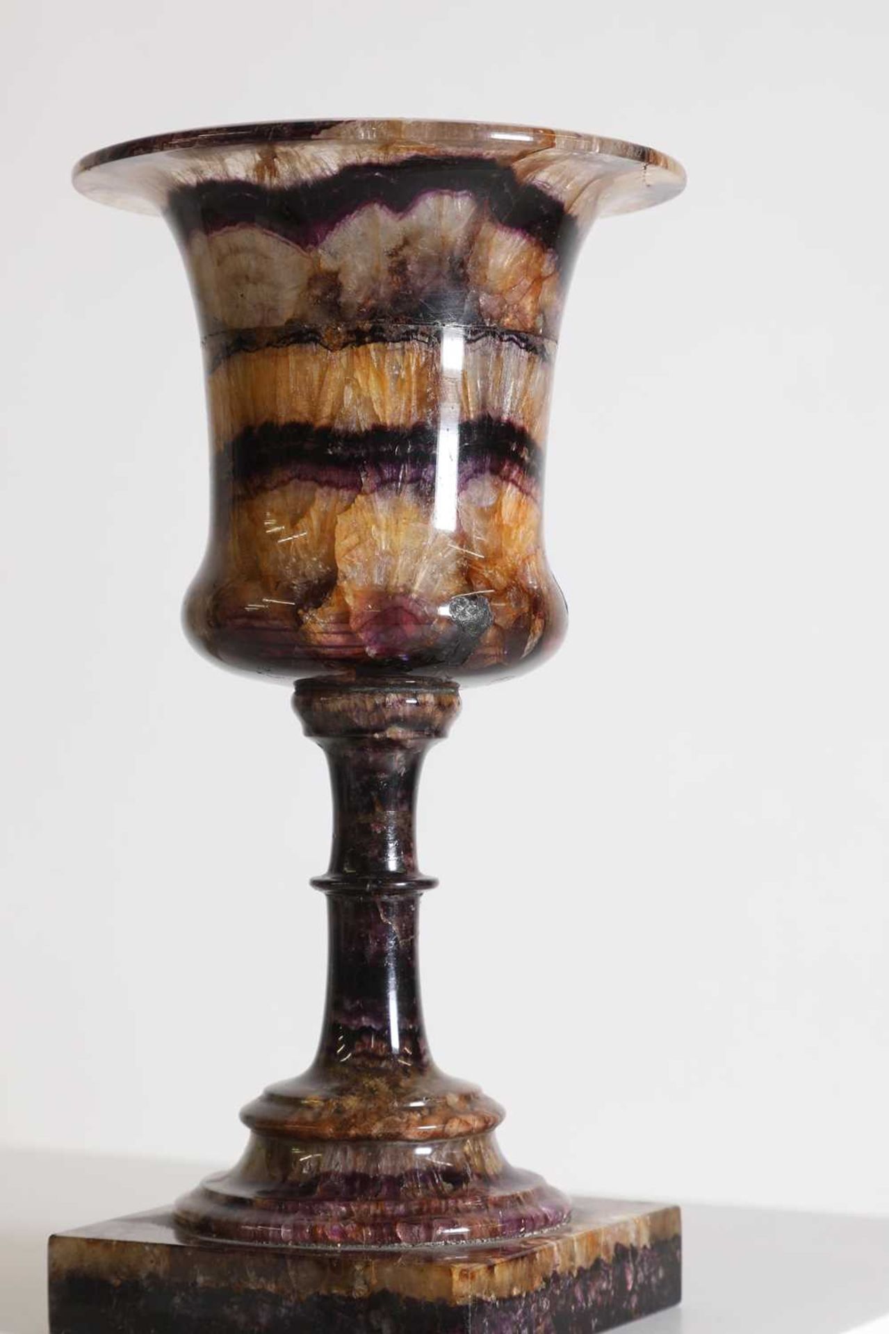 A George III Blue John or Derbyshire fluorspar urn, - Image 4 of 34