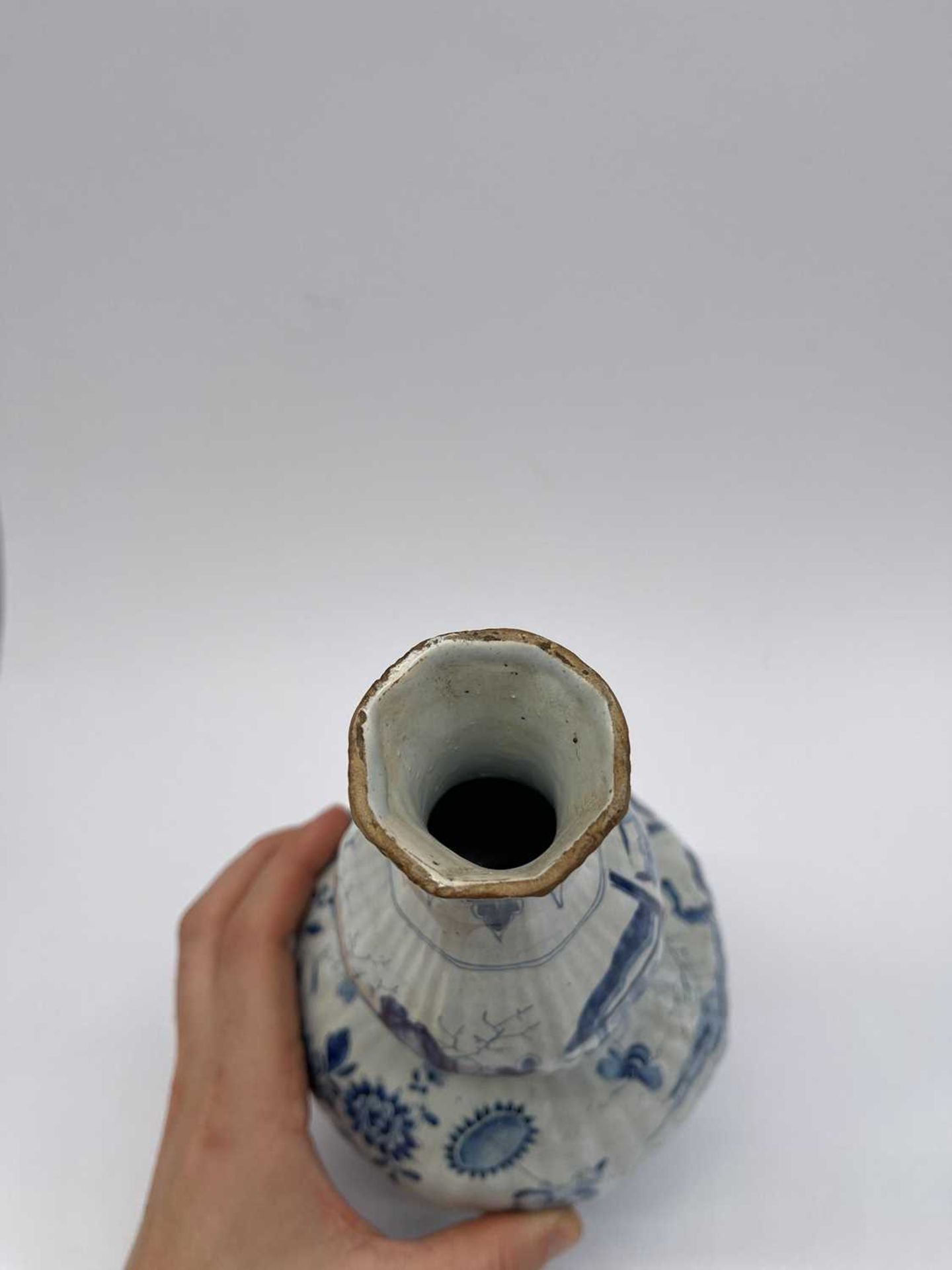 A delft tin-glazed earthenware double gourd vase, - Image 17 of 19