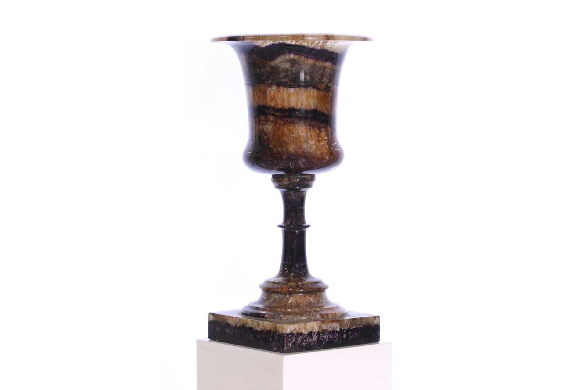 A George III Blue John or Derbyshire fluorspar urn, - Image 10 of 34