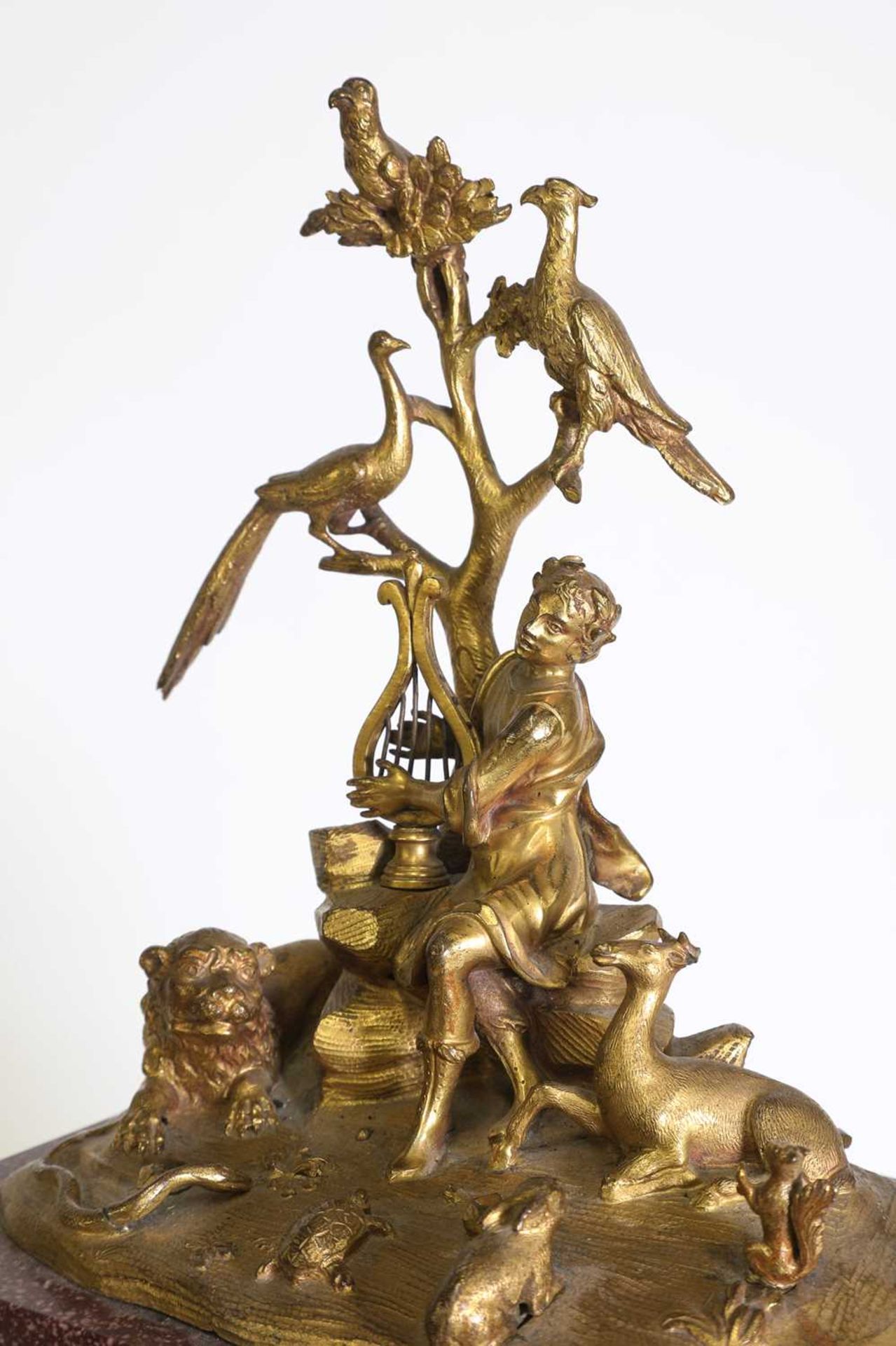 An ormolu and porphyry figure group, - Image 10 of 12