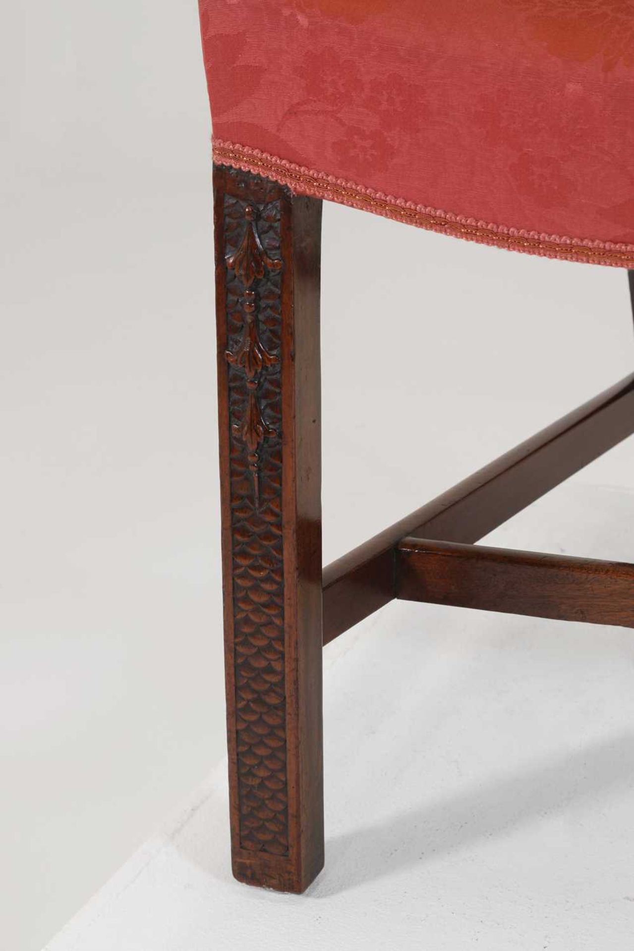 A George III mahogany armchair, - Image 11 of 41