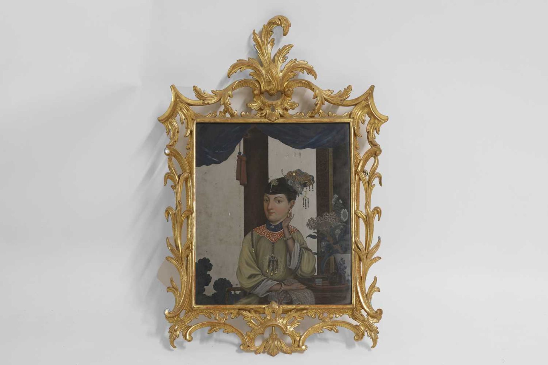 A pair of export reverse-glass mirrors, - Image 13 of 35
