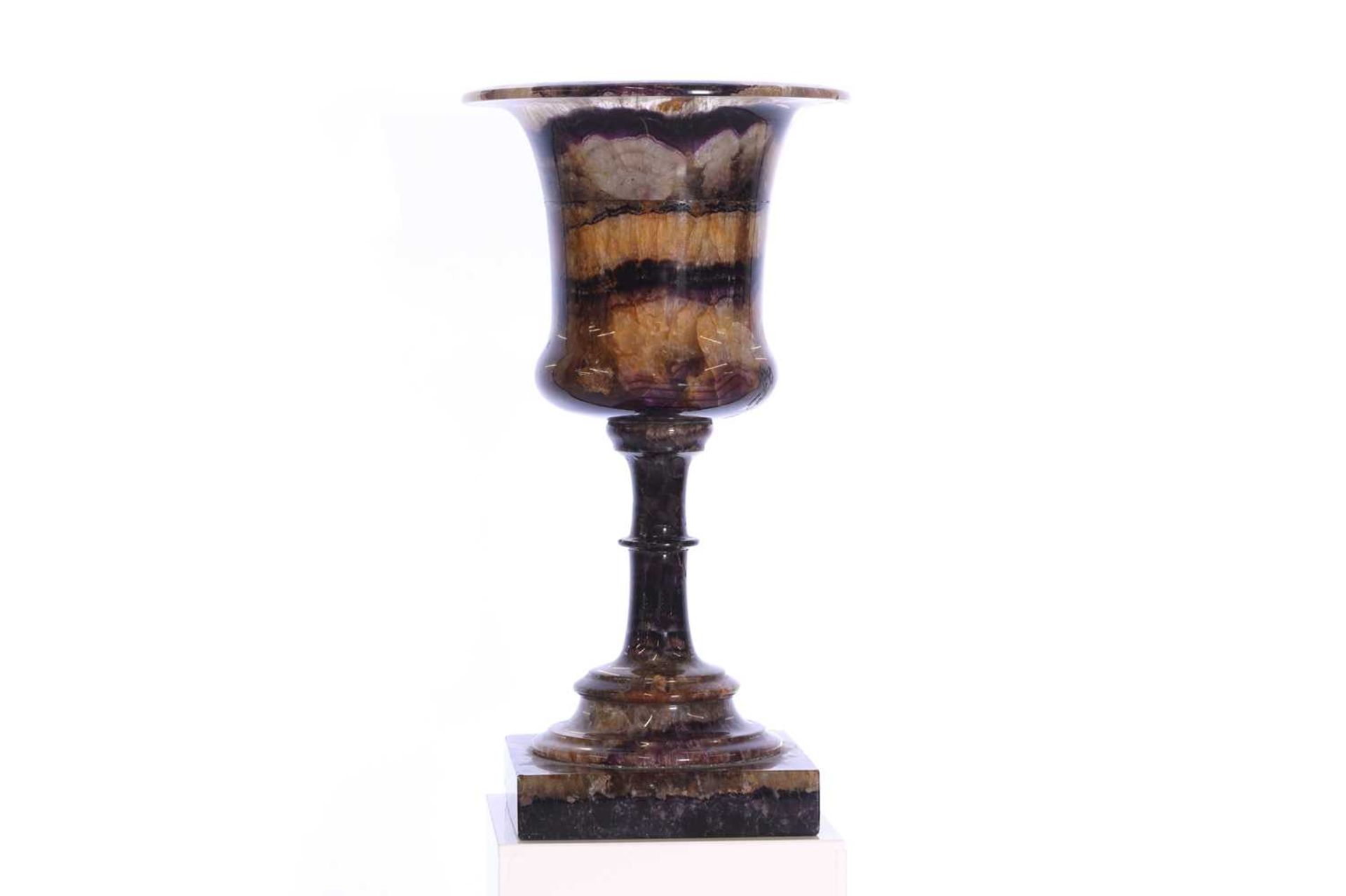 A George III Blue John or Derbyshire fluorspar urn, - Image 22 of 34