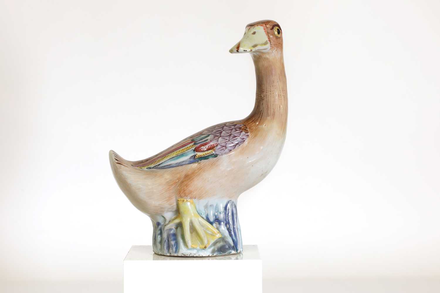 A Chinese export famille rose duck, - Image 7 of 13