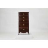 A Regency mahogany chest of drawers,