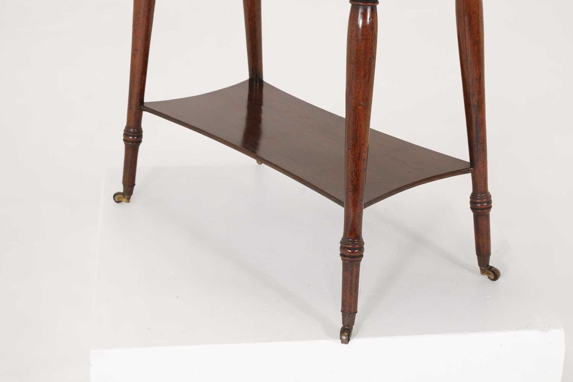 A George III mahogany tray on stand, - Image 6 of 34
